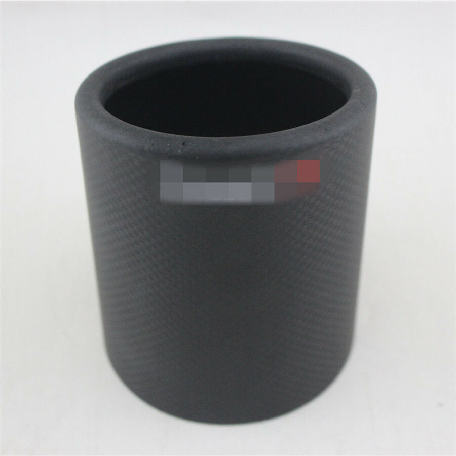 Matte 89mm 100% Carbon Fiber Exhaust pipe Cover Exhaust Muffler Pipe Tip Cover