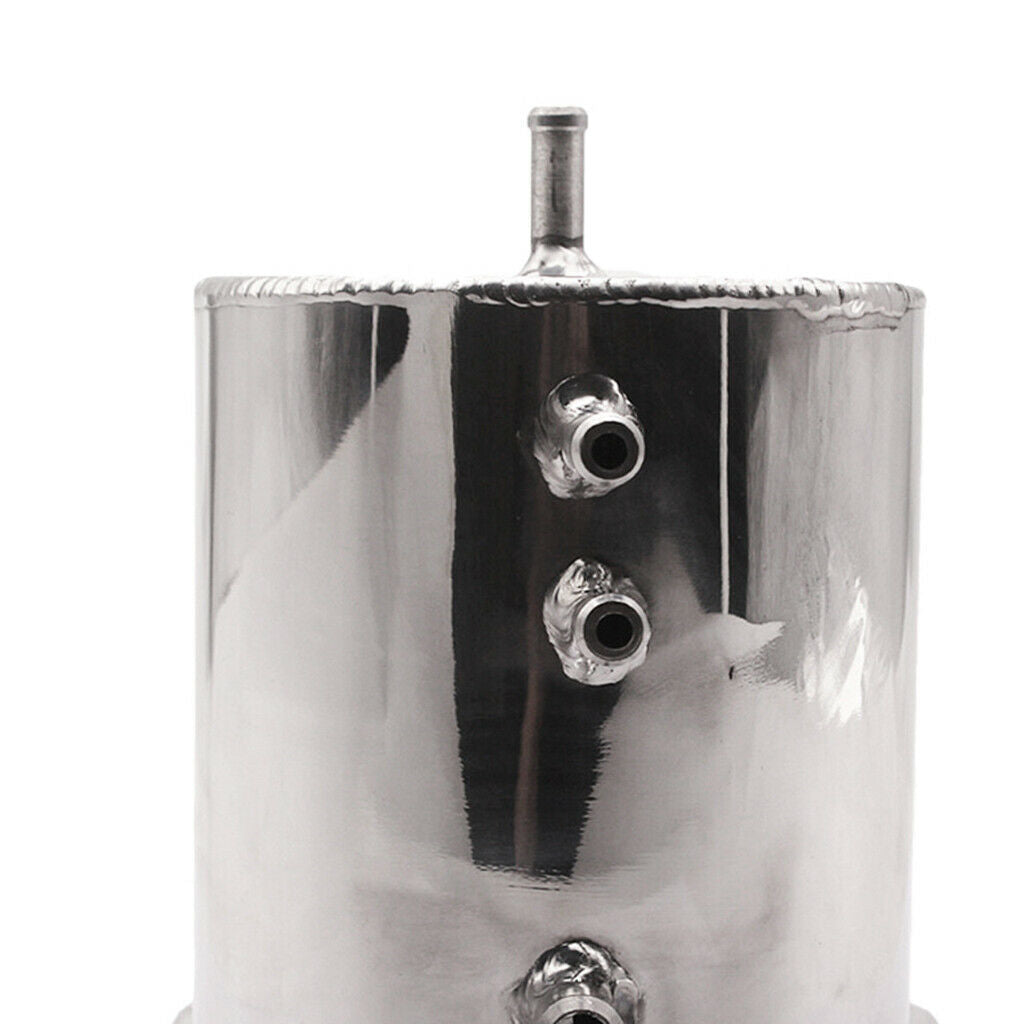 Polished Swirl Pot Alloy 1.3LT Fuel Surge Tank For Motorsport Drift Rally