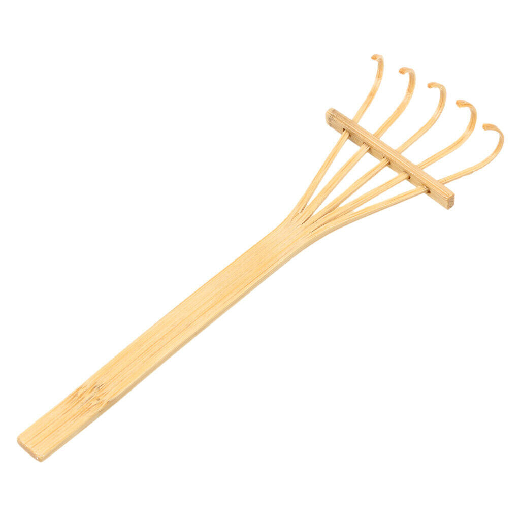 Mini Bamboo Zen Garden Tool Rake Sand Rock Push Desktop Decor Accessories Kit