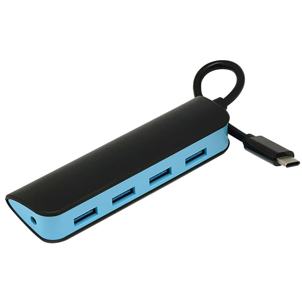 Type-C Multi-Port Hub to 4 USB 3.0 Charging Port Adapter