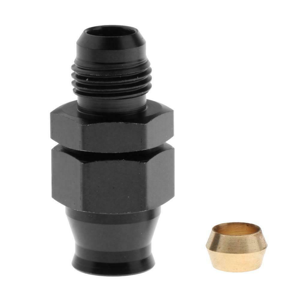 5/16 "8mm OD Alloy Tube to 6AN Male Flare Pipe Fitting Adapter Alumini