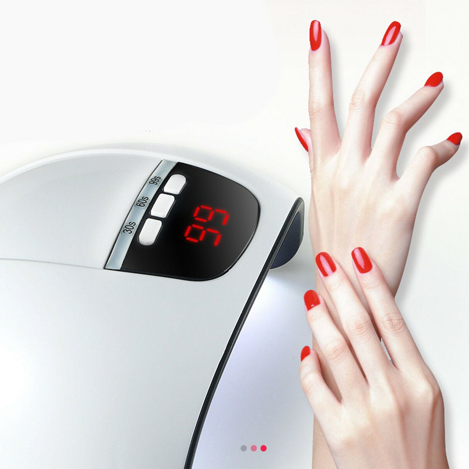 45W UV LED Gel Nail Lamp, quick-drying Polish nail dryer for gel