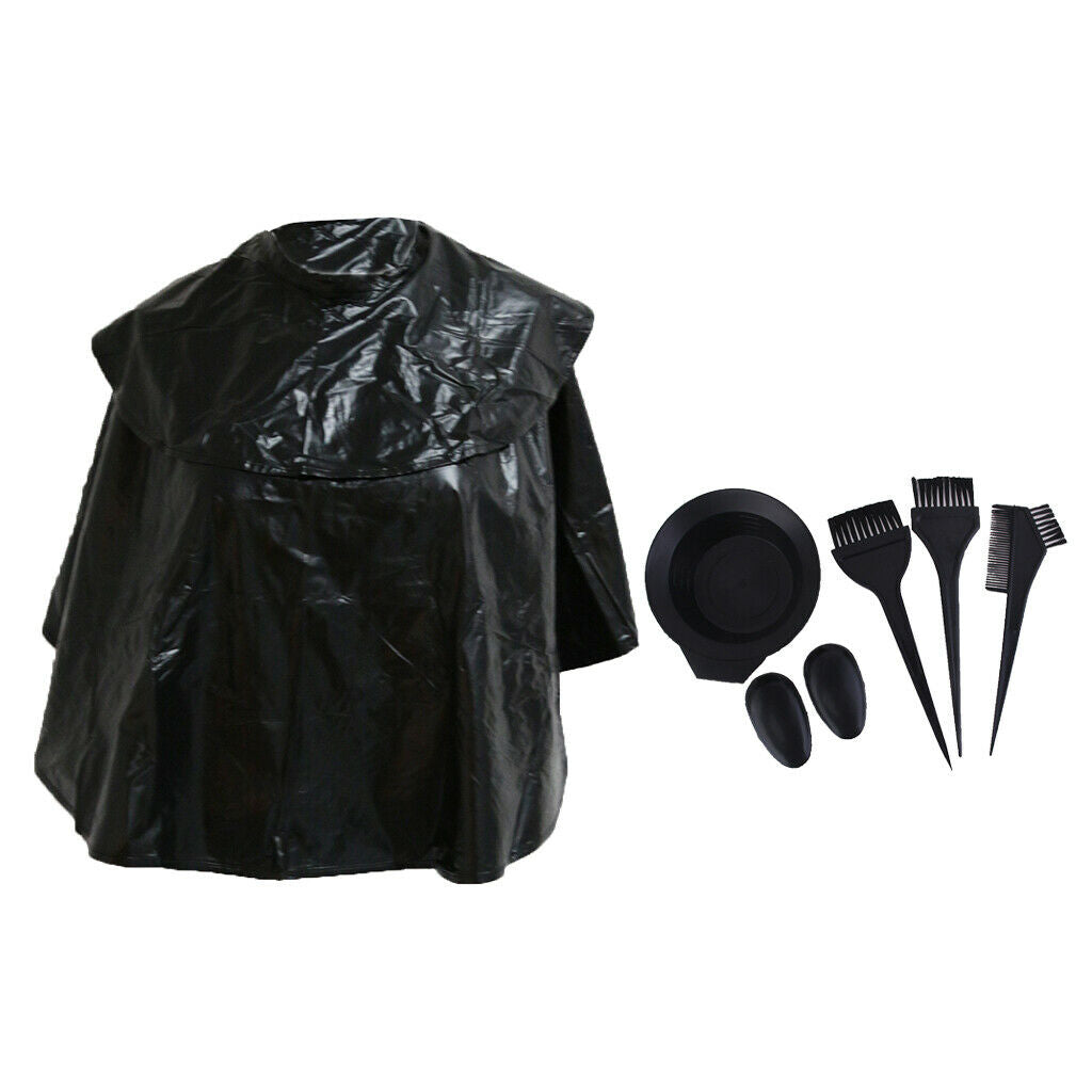 Home Salon Hair Dyeing Bowl Brush Comb Ear Cover Dyeing Cape Hair Care Kits