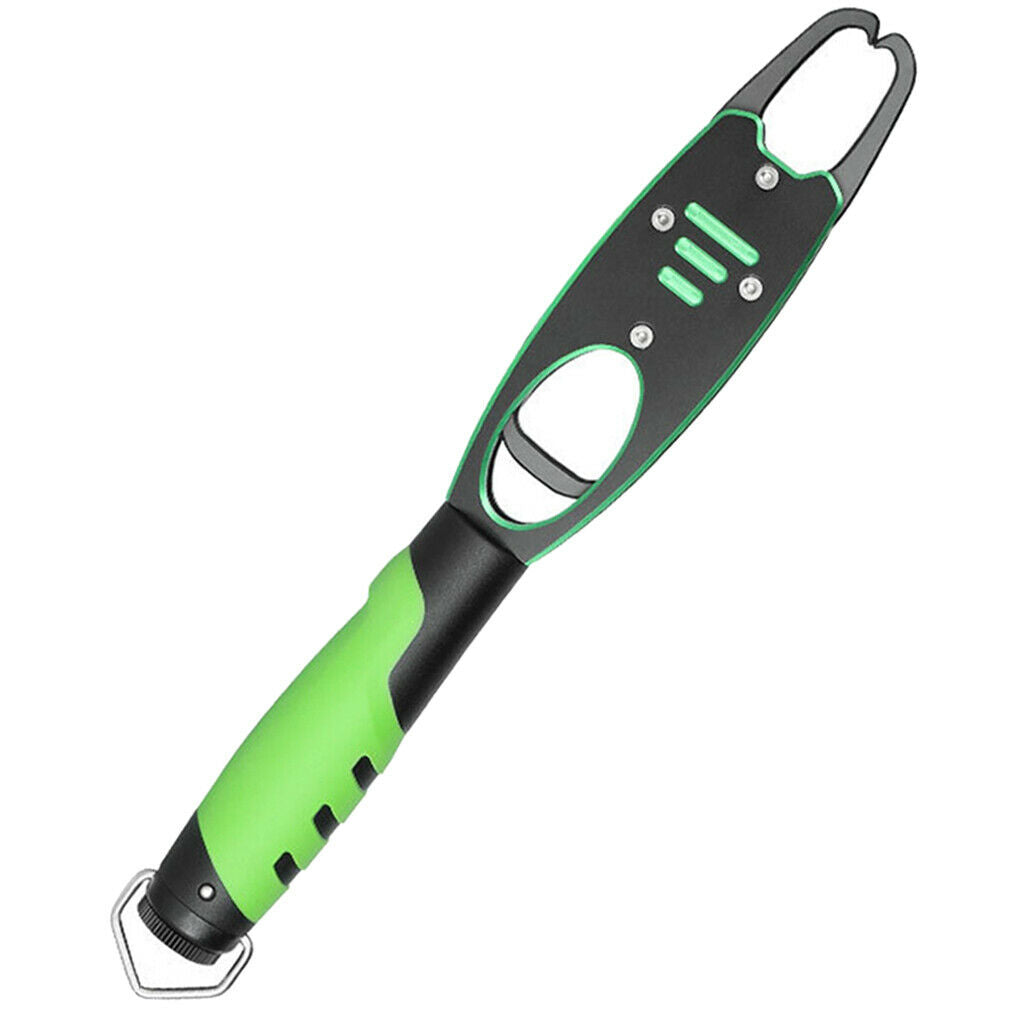 Fish Lip Gripper Holder Split Ring Cutters Plier Fish Controller 11.8" Green