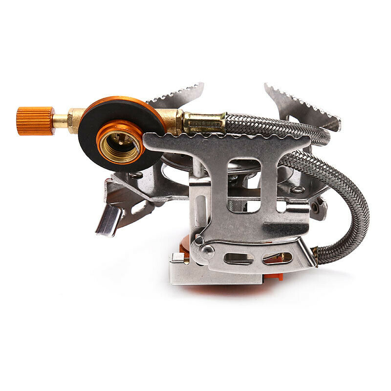 Gas Stove Camping Gas Burner Folding Electronic Stove Hiking Portable Sto DEAU
