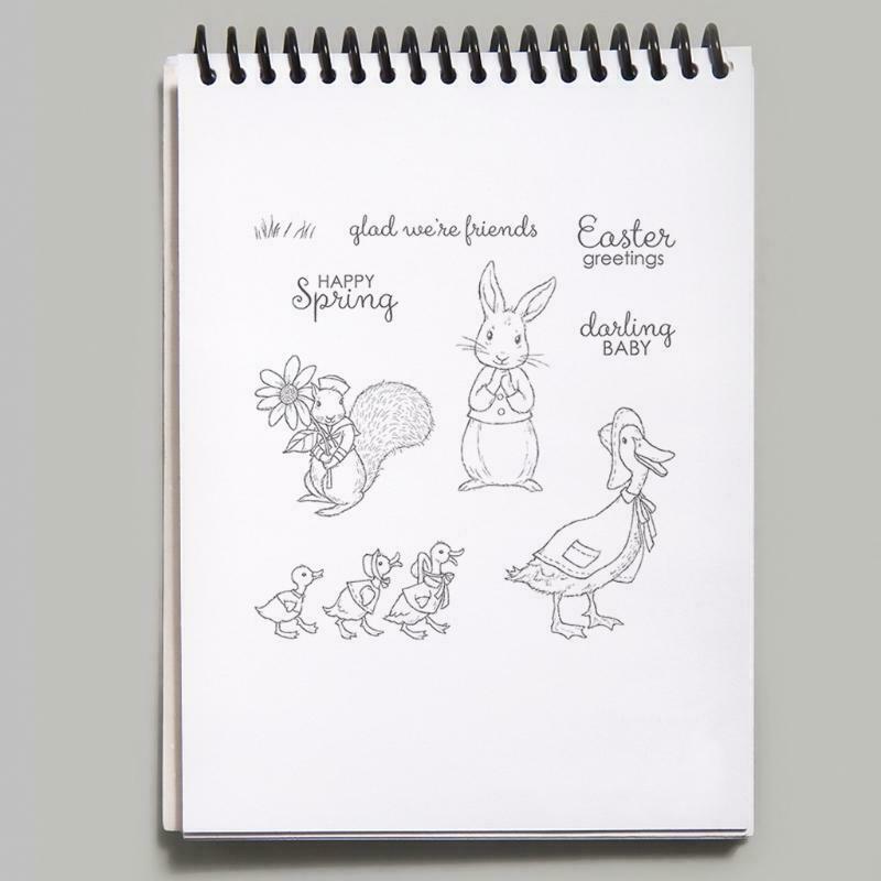 Easter Duck Rabbit Silica Seal Cutter Dies Scrapbooking DIY PhotoAlbum Decor