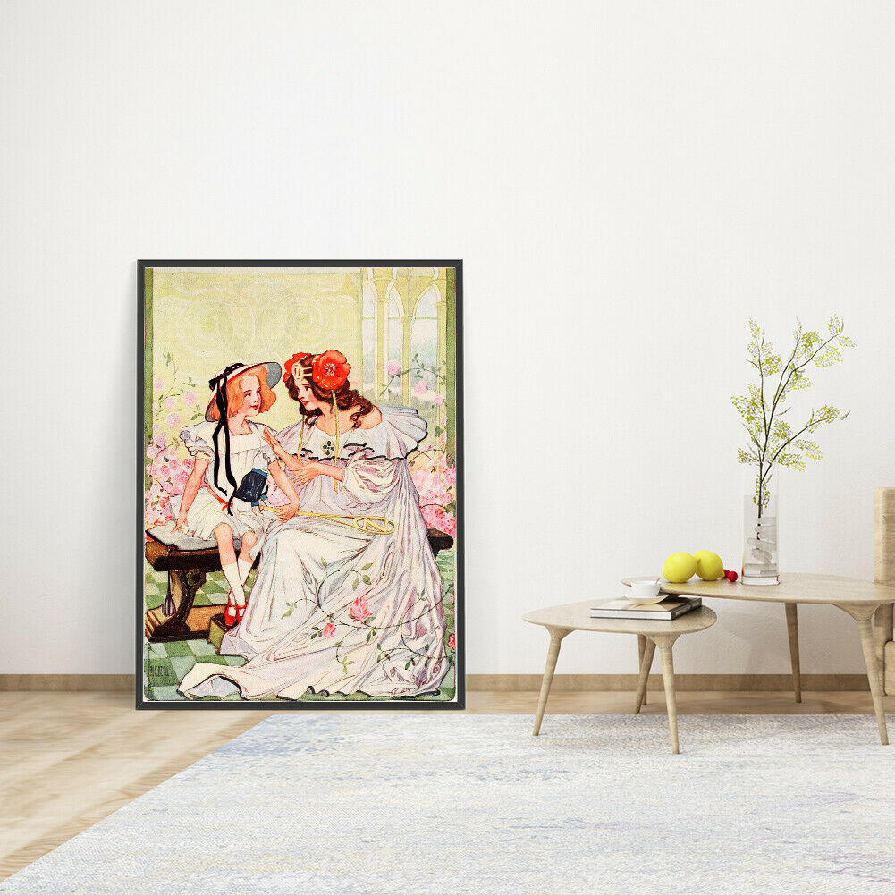 1000pcs Mother and Daughter DIY Jigsaw Puzzle Painting Picture Decoration  @