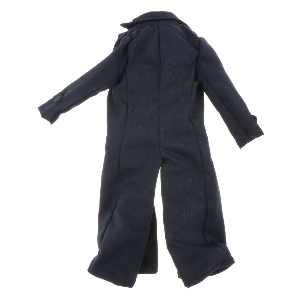 1/6 Mens Wind Coat Trench Coat for 12inch Male Action Figures DIY Accessory