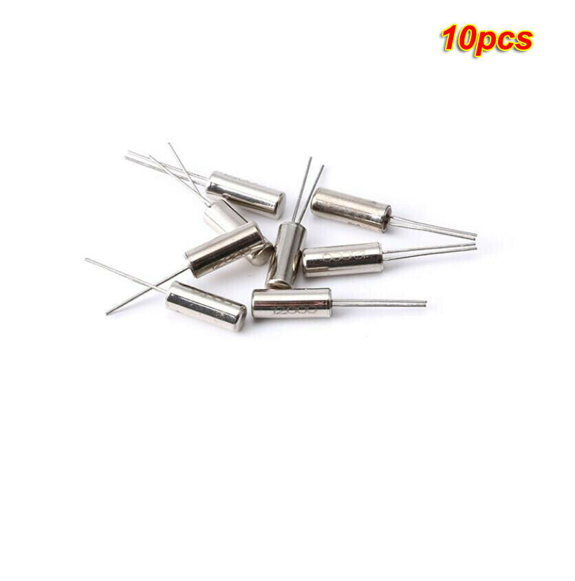 10pcs Cylindrical 12MHz 3*8mm quartz crystal passive crystal oscillator