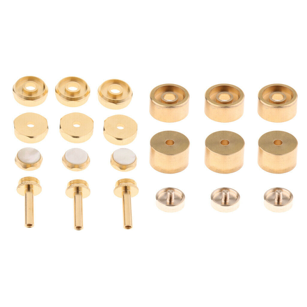 Set Parts Trumpet Repair Finger Buttons Connecting Rod Piston for 16mm Trumpet