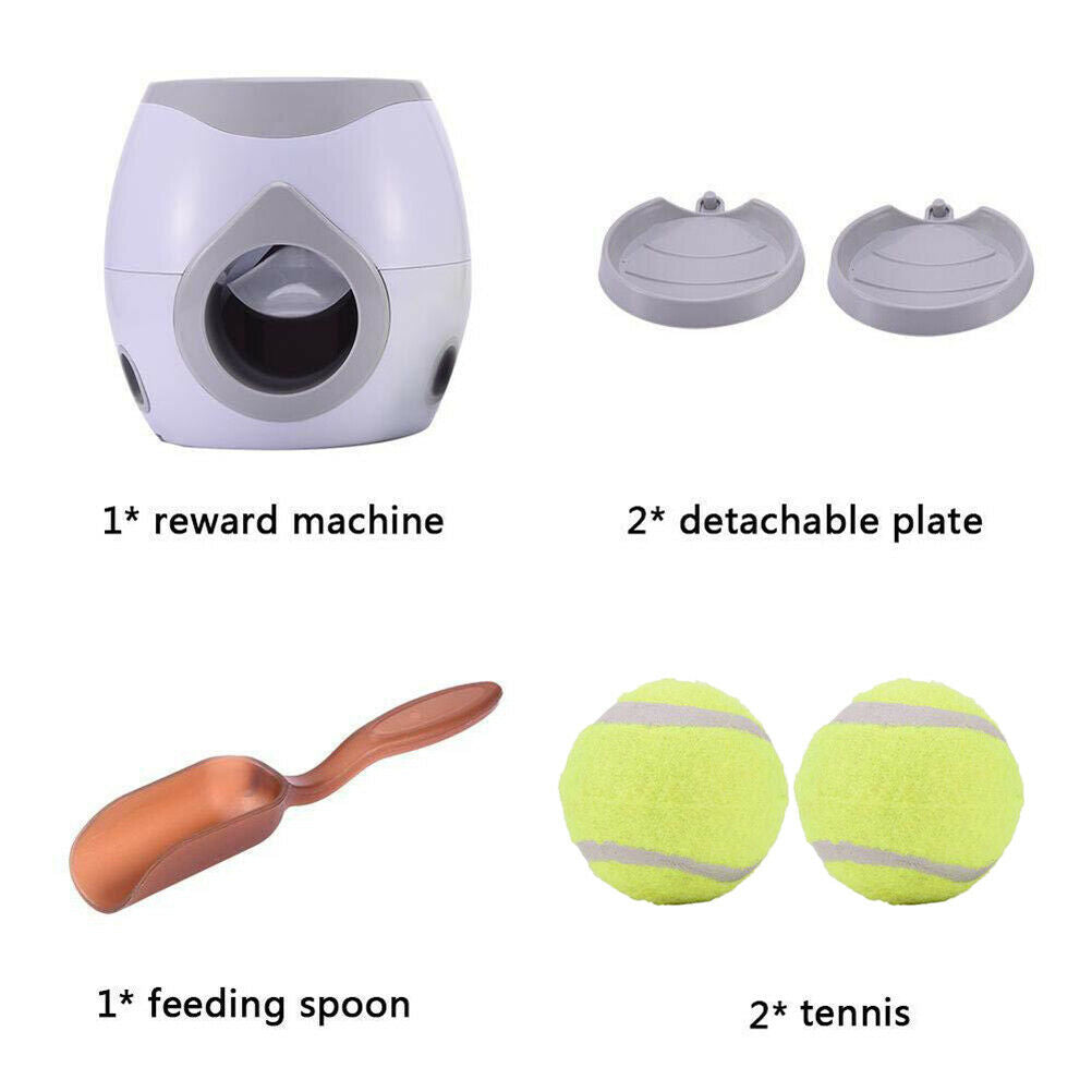 Automatic Pet Feeder Fetch Tennis Ball Launcher For Dog Training Game Toys Ball