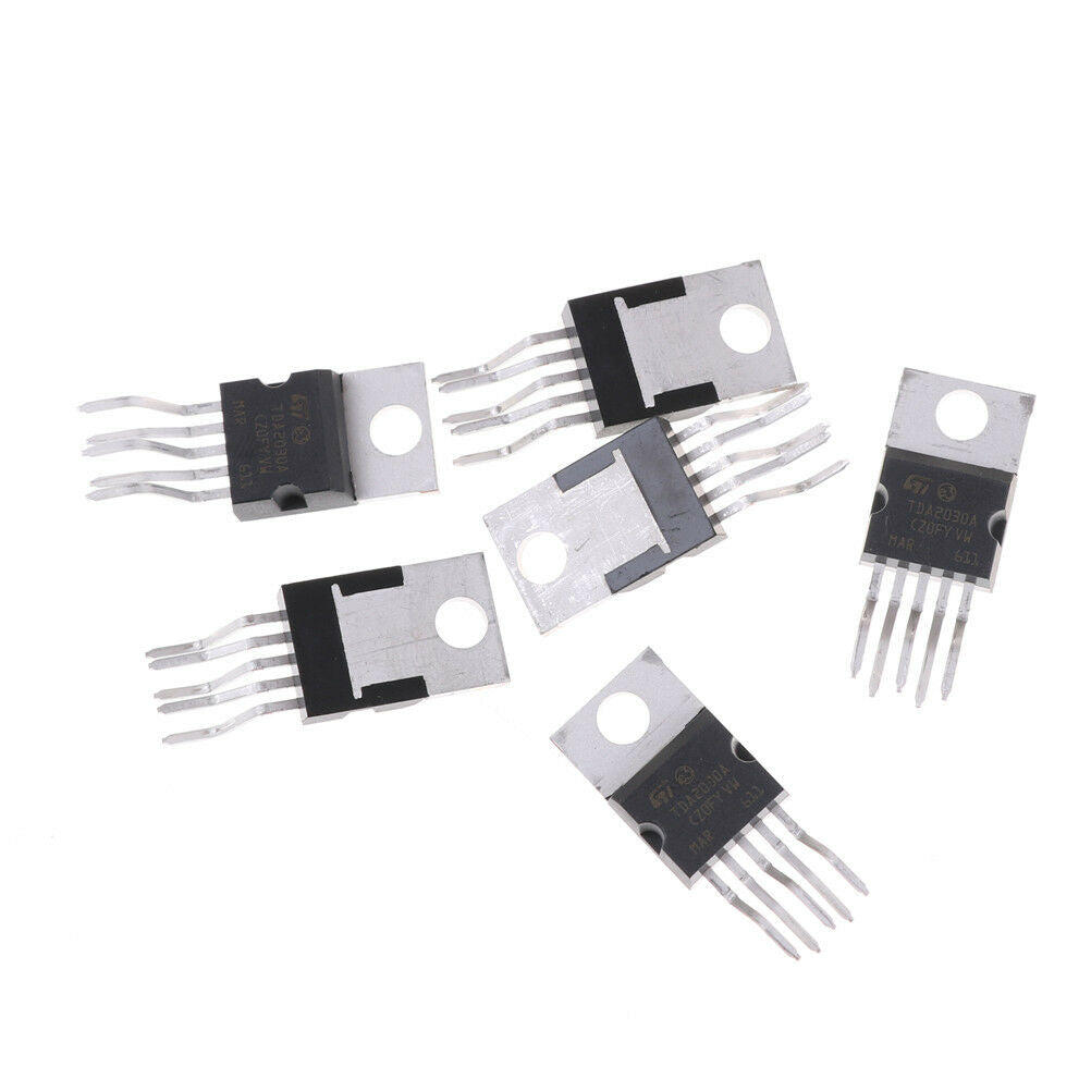 6Pcs New TDA2030A TO-220 18W Hi-Fi Amplifier 35W Driver Integrated Circ Tt