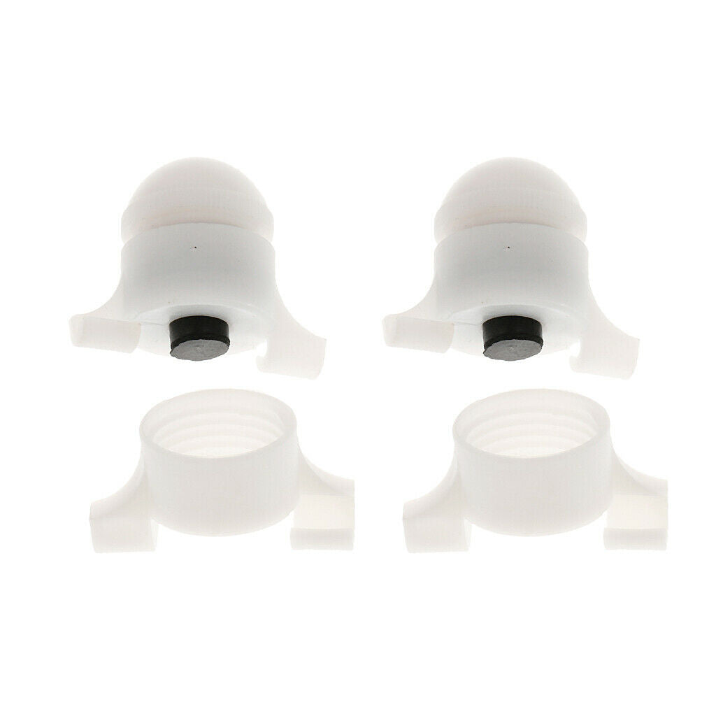 2Pcs Fishing Alert LED Night Fishing Rod Tip Clip on   Strike Bite Alarms