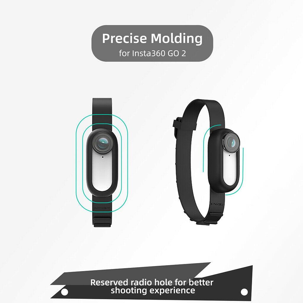 Multifunctional Silicone Protective Wristband Biking Strap for Insta360 GO2