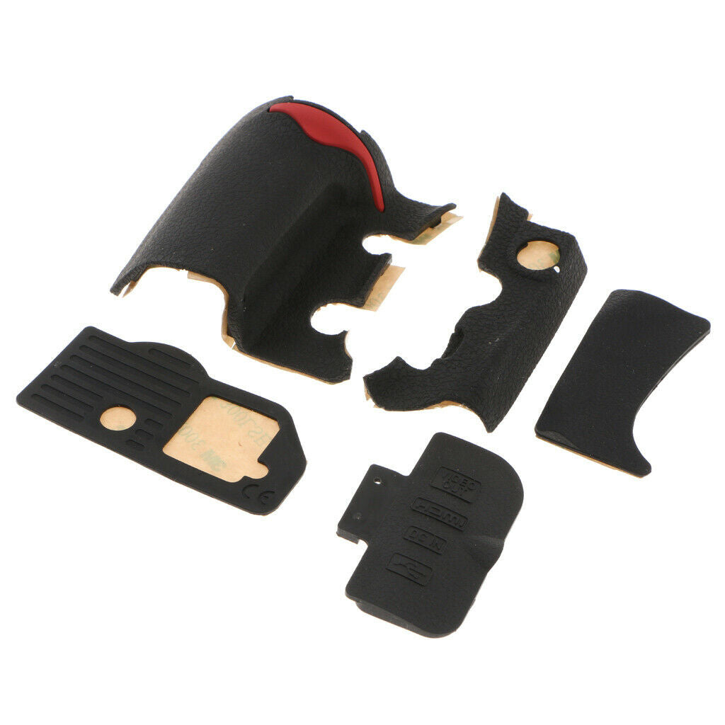 5 Pieces Repair Part for   D300 Left Bottom USB Grip Rubber Unit + Tape