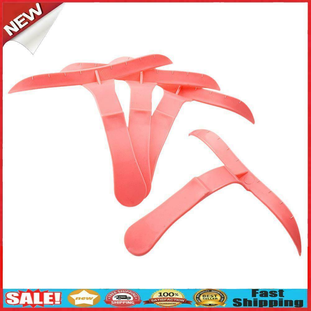 4pcs Plastic Eyebrow Makeup Microblading Measure Tattoo Ruler Micrometer  @