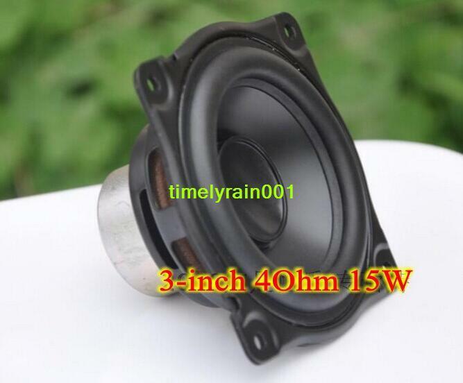 2pcs For AURA 3"inch 4Ohm 15W Woofer Mid bass Speaker Loudspeaker Horn Audio