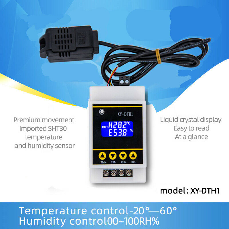 SHT30 DTH1 Temperature Humidity Controller Digital Automatic LED Thermostat