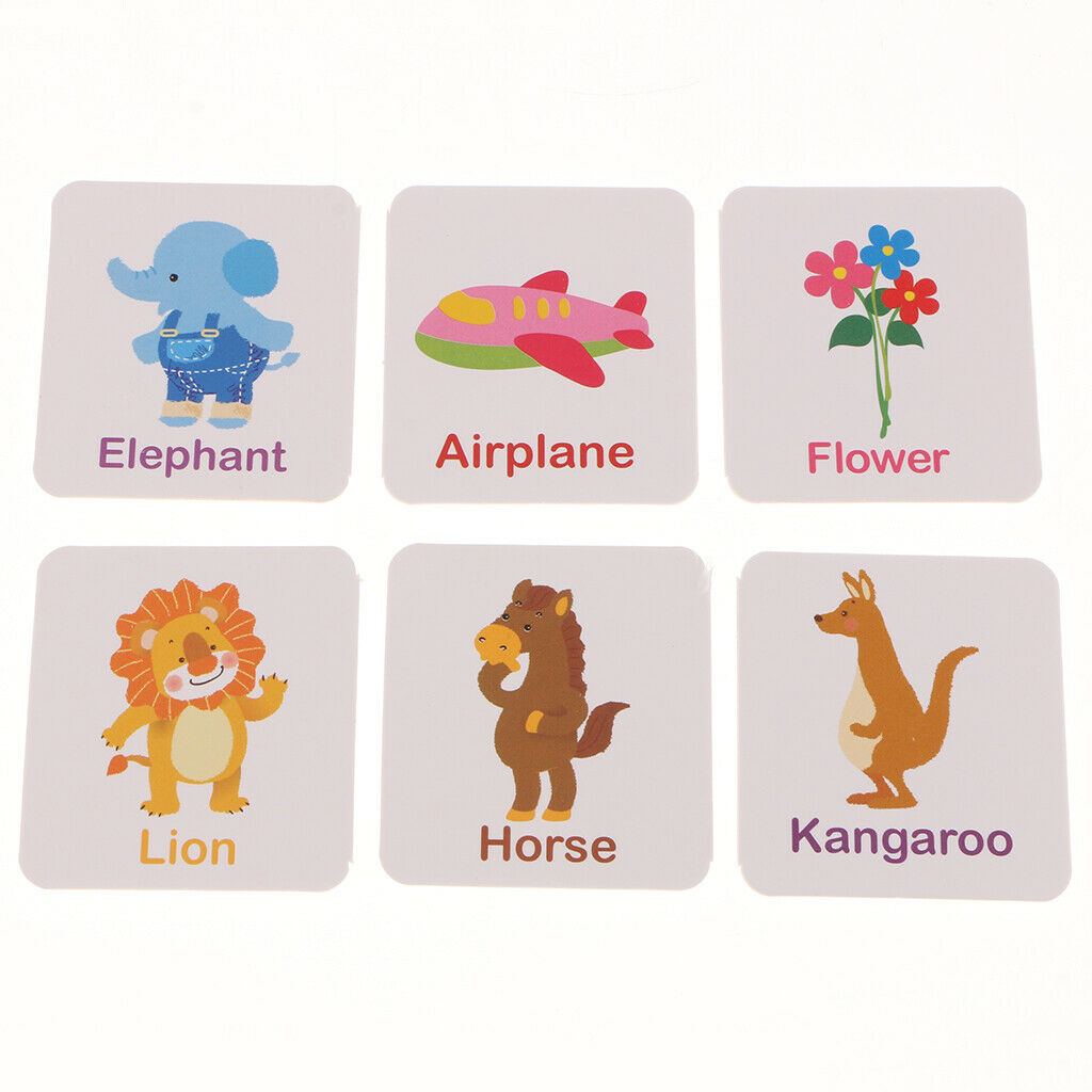 56 Pieces Preschool Educational Flash Cards for Kids Letters