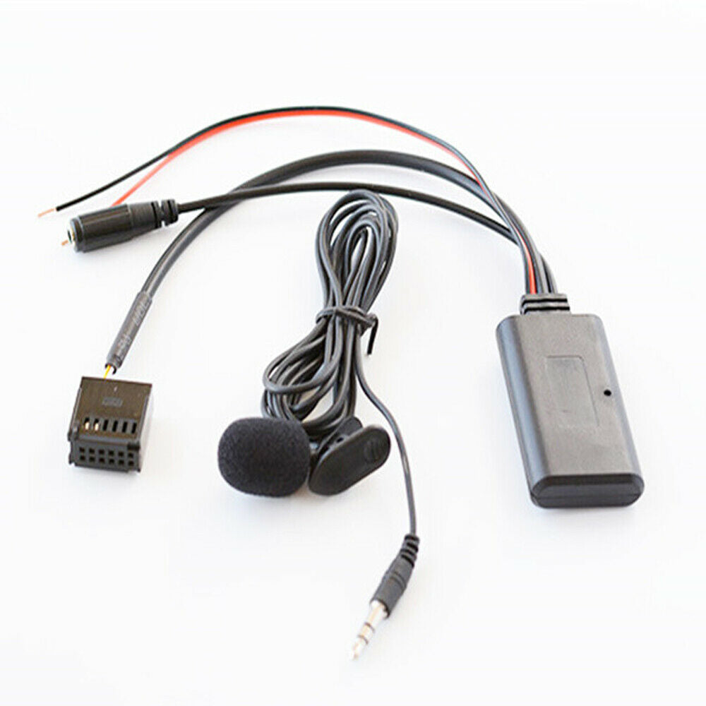 Car Bluetooth Audio AUX Cable w/ MIC For Ford Mondeo Focus Fusion Transit 6000CD