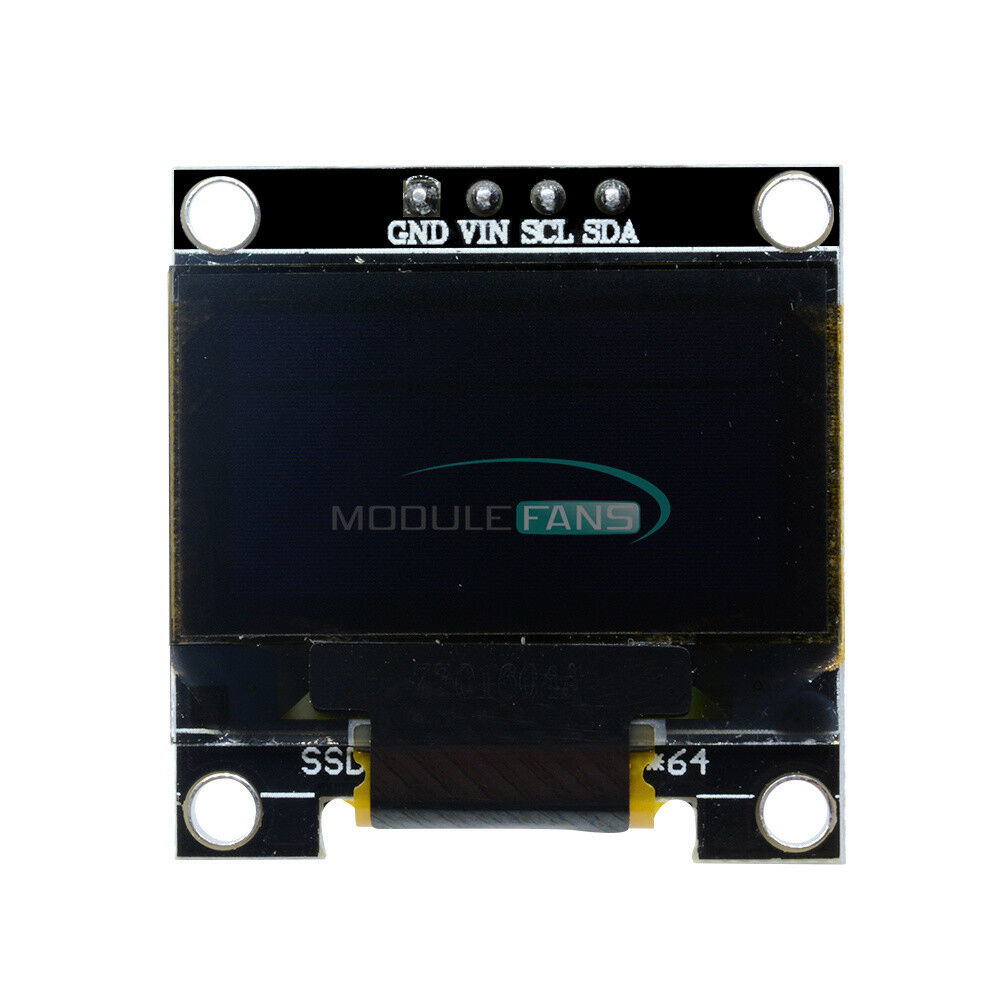 0.96" 128X64 OLED I2C IIC Serial Yellow Blue LCD LED Display Module for Arduino