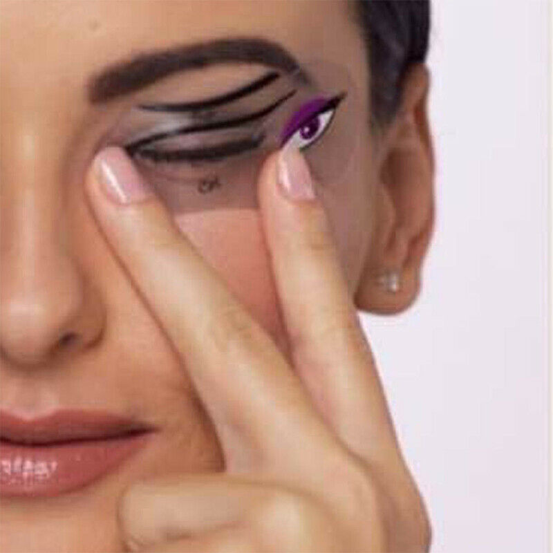 10pcs Cat Smokey Eyeliner Stencil Eye Shadow Guide Makeup Simple ToAPUKQ XC