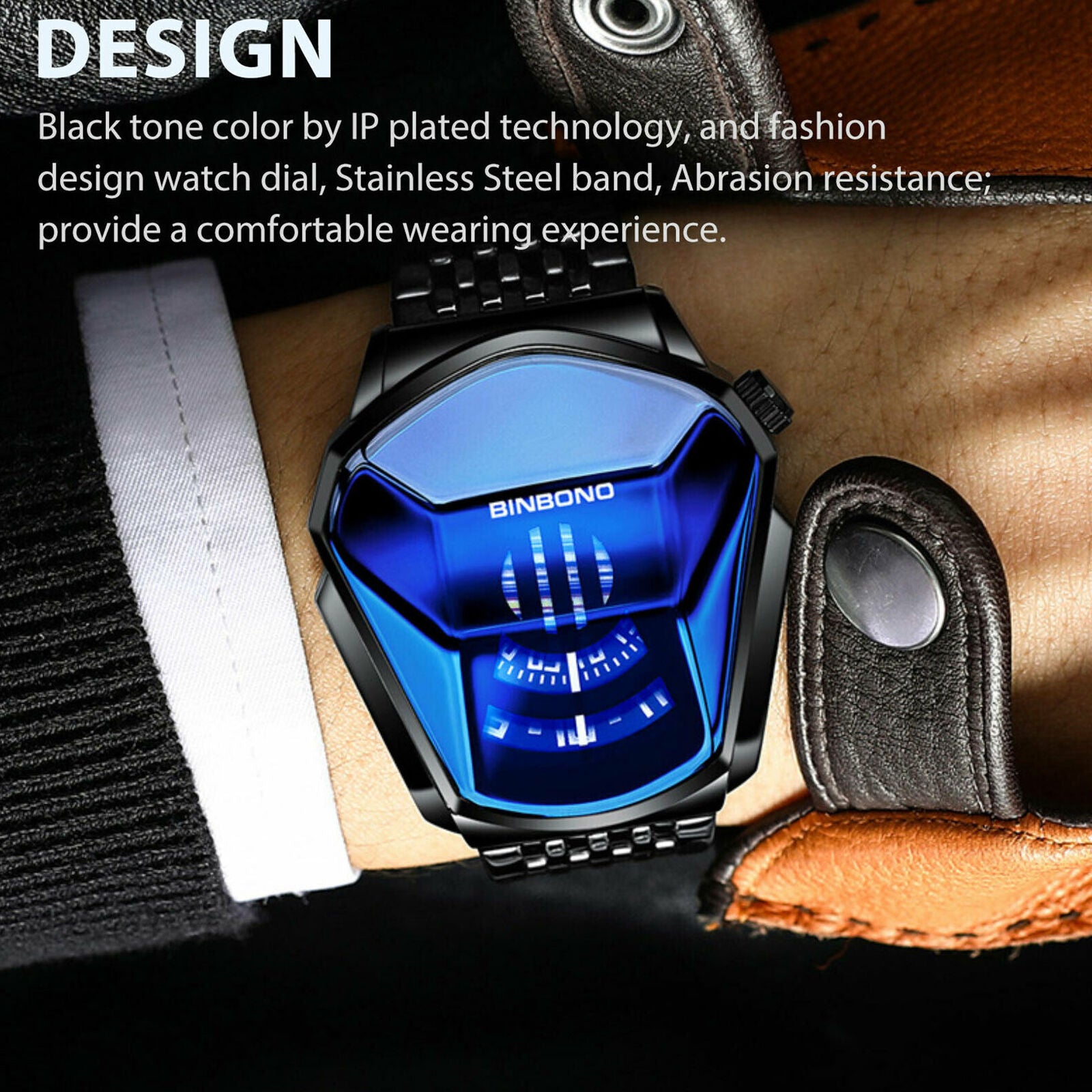 Fashion Diamond Style Quartz Watch Waterproof High-End Trend Fashion Steel New