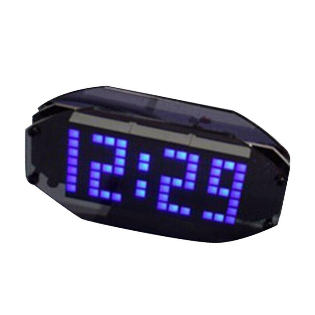 Alarm Desktop Clock, Large Screen Decorative Digital Clock with Time,