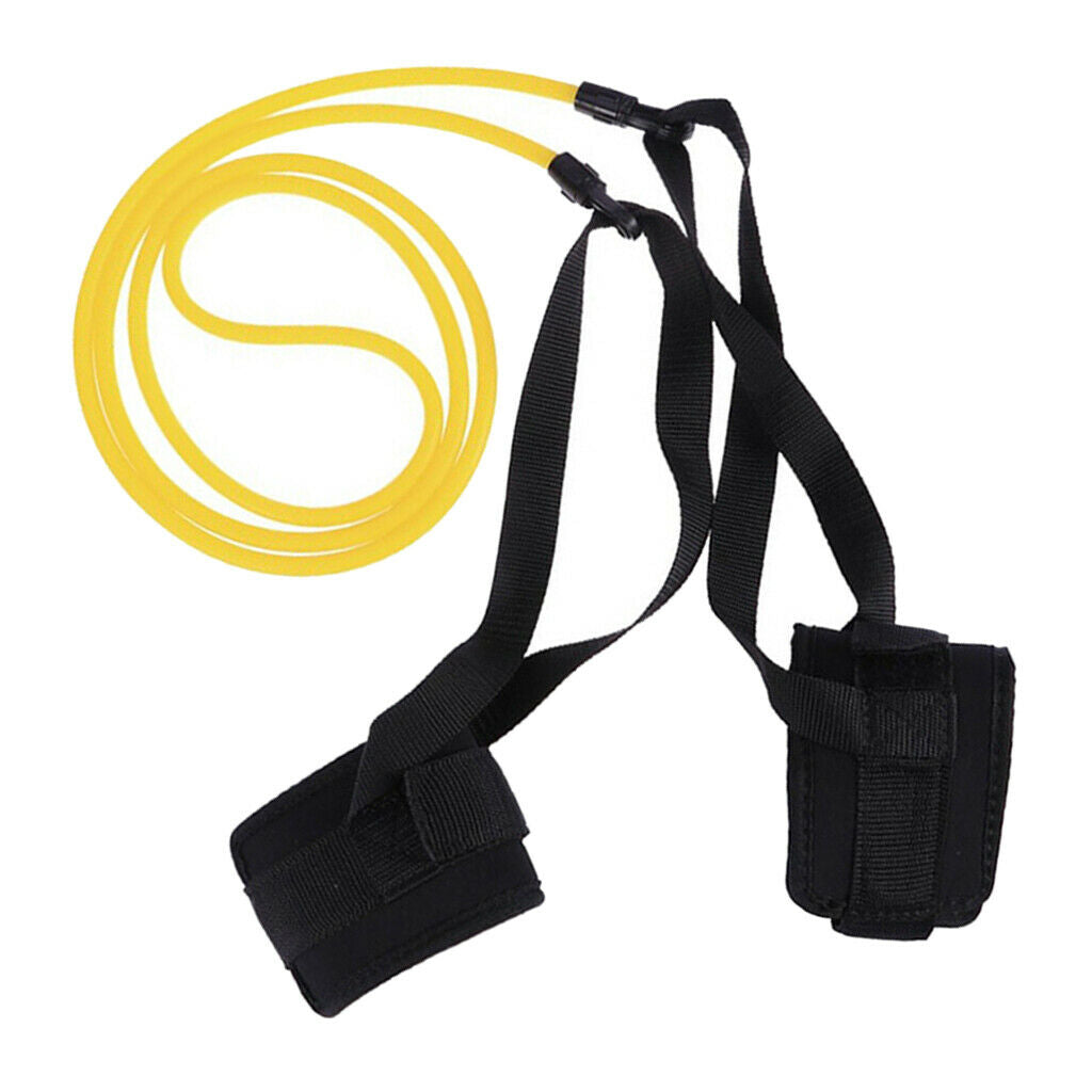 2Set Swim Bungee Training Belt Swimming Resistance Safety Leash Exerciser Tether