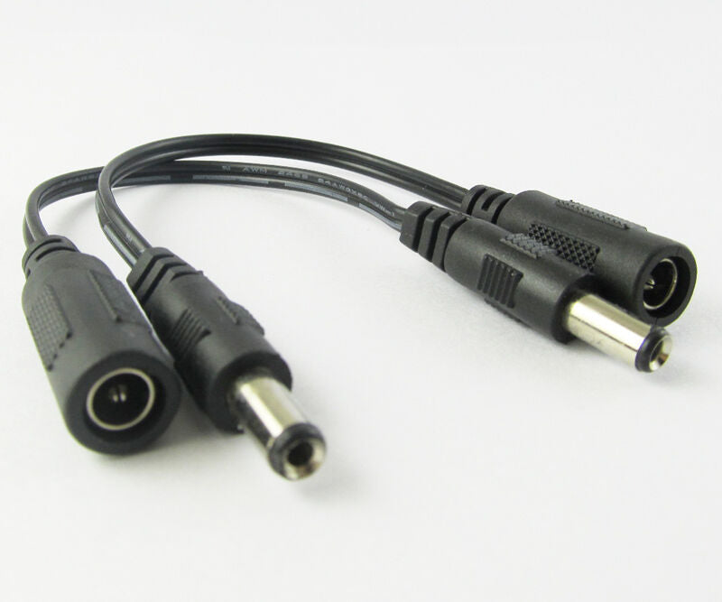 100pcs DC Power Convert Cable 5.5x2.1mm DC Power Female to 5.5x2.5mm Male 17cm