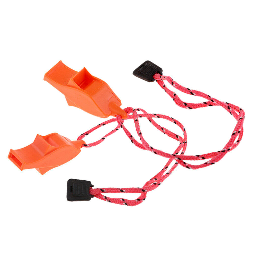 2x High Decibel Outdoor Emergency Whistle for Safety Boating Camping Hunting