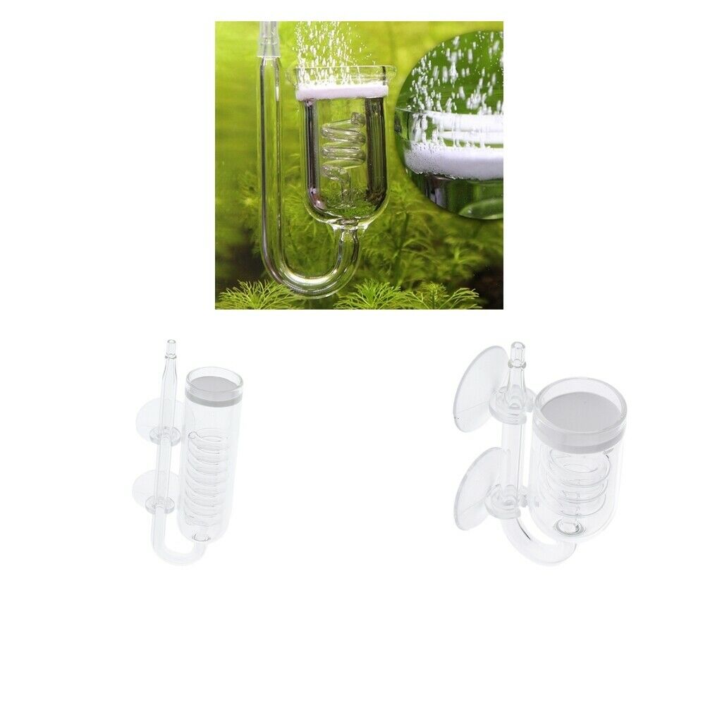 Pack of 2 Aquarium Carbon Dioxide Atomizer 28 gallons 3/8 Pins For Tank