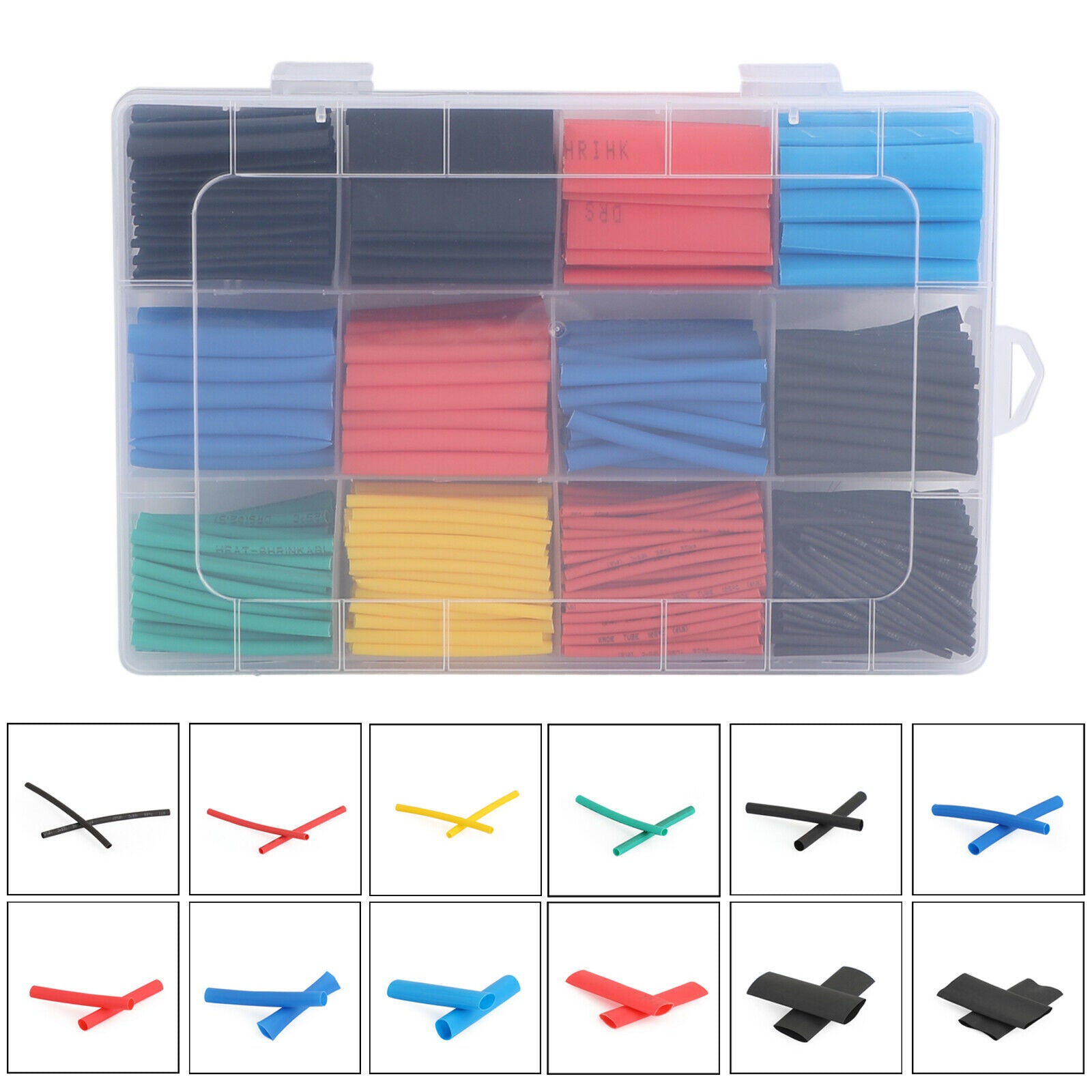 800x 2:1 Waterproof Dual Wall Adhesive Heat Shrink Wire Heatshrink Tubing Kits