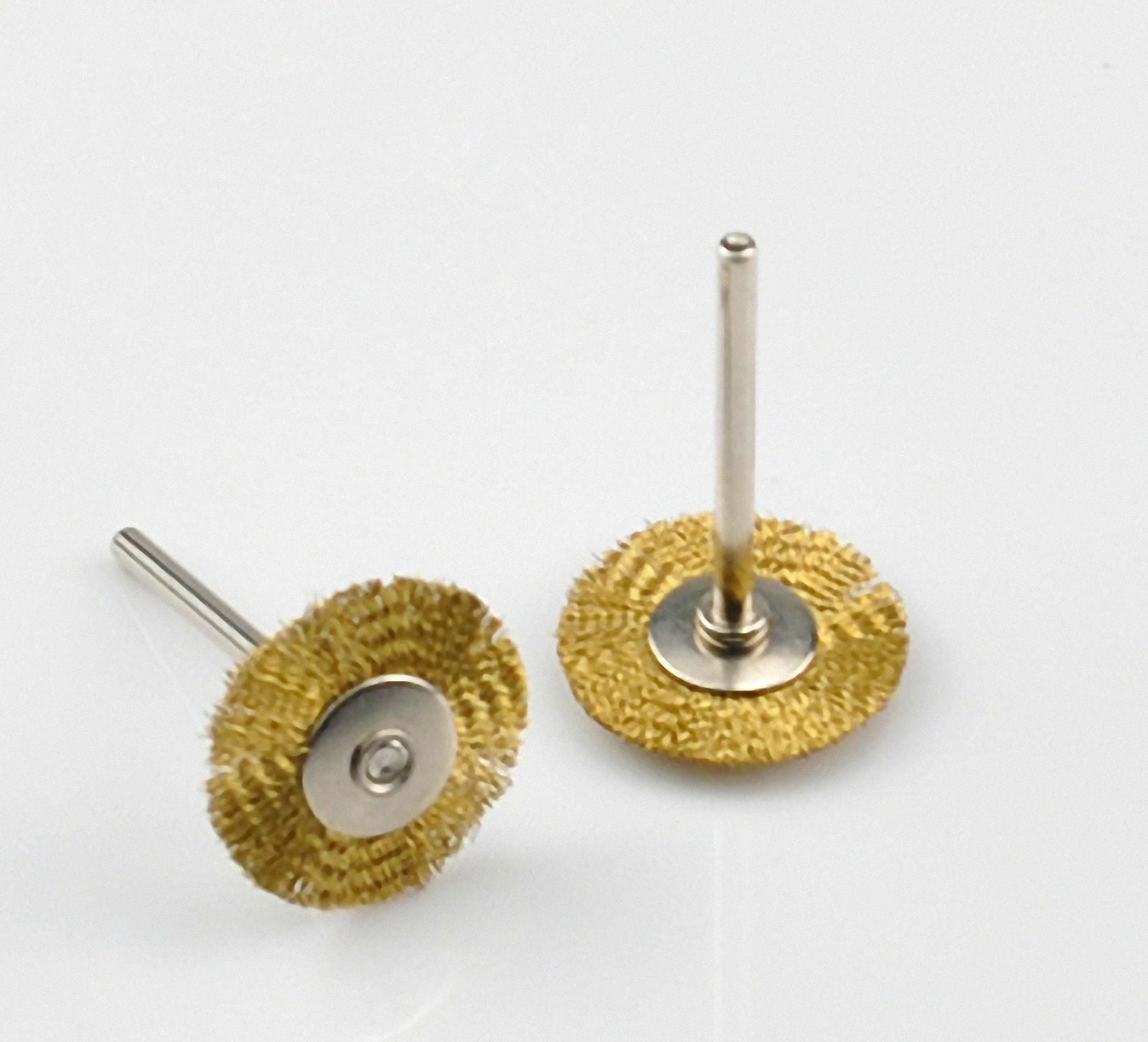 10 PCS Brass Wire Wheel Brushes For Dremel Die Grinder - Rotary Tools [M_M_S]