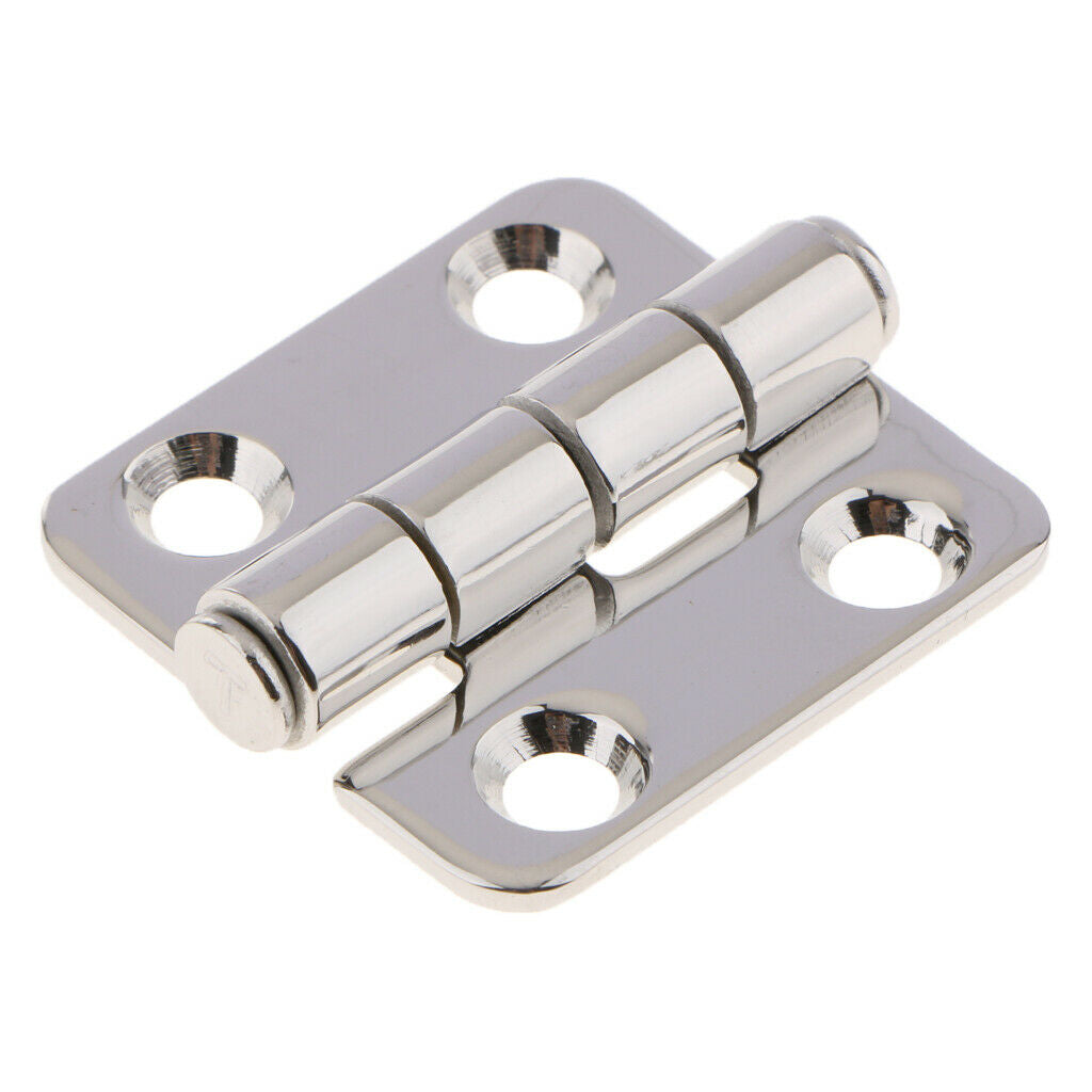 Marine Grade Stainless Steel Polished Door Hinge Locker Hinges 1.7 x 1.5 inch