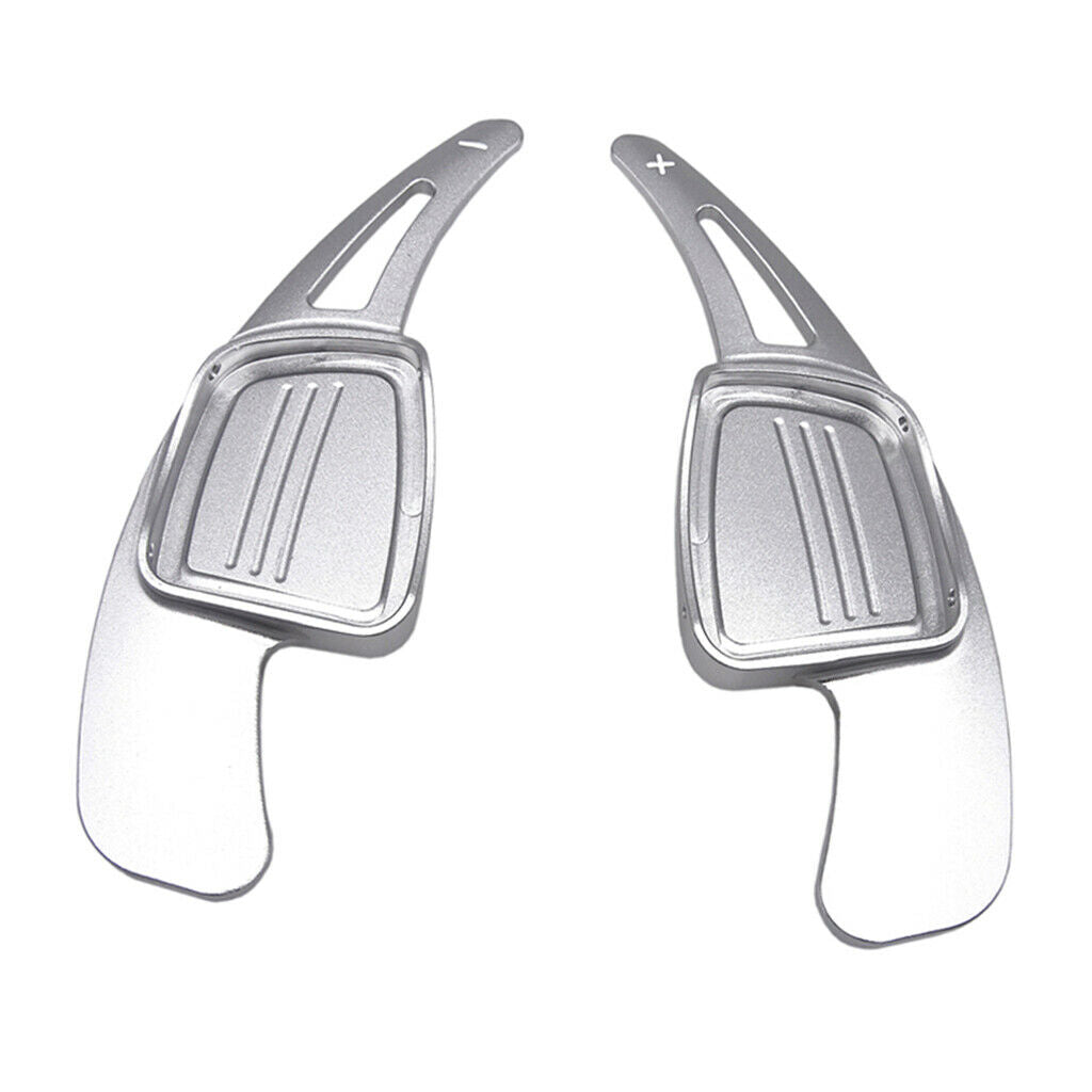 2x Aluminium Alloy Car Steering Wheel Shift Blade Paddle Shifter Extension