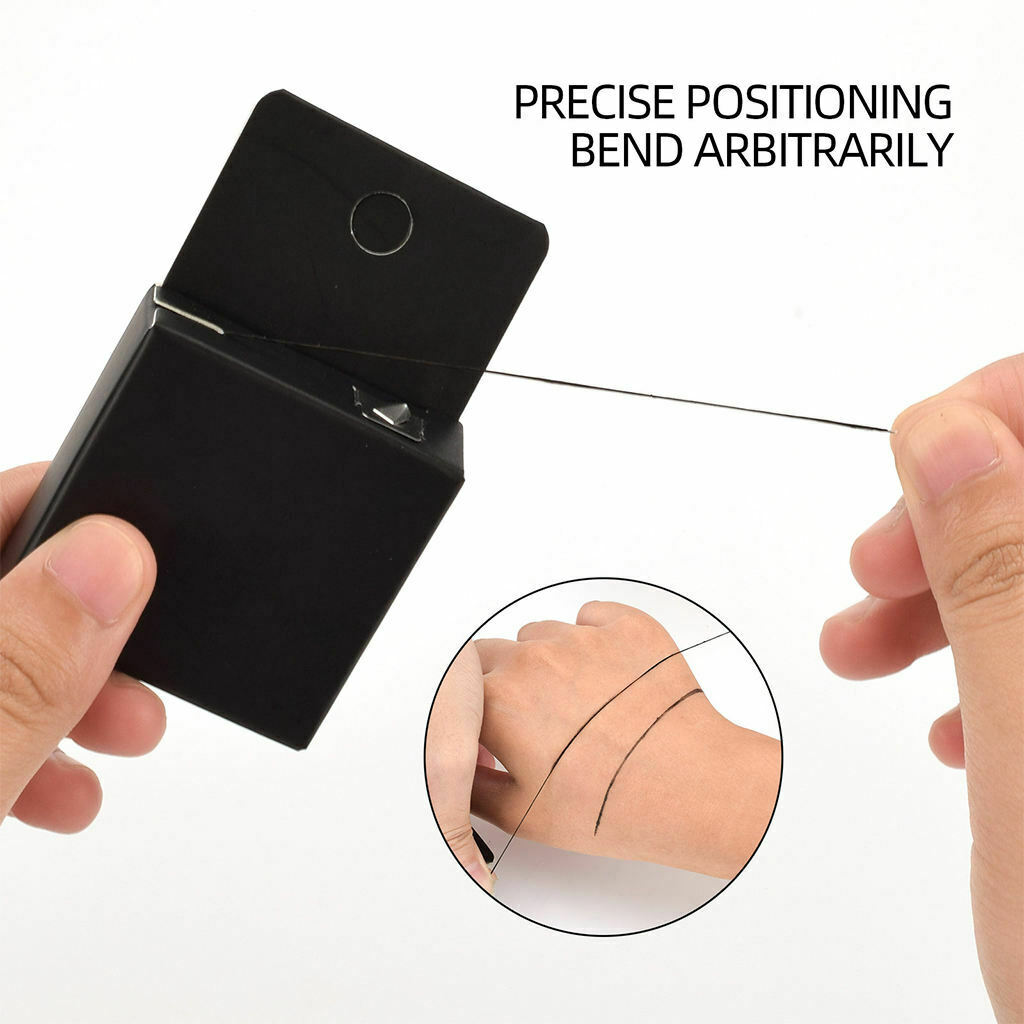 10M Positioning Line Eyebrow Ruler Tool with Ink Eyebrow Mapping Mark Line
