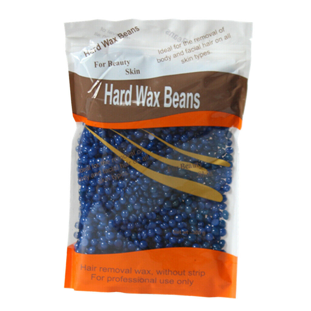 4 Bags Hard Wax Beans Facial Back Bikini Waxing Beads Painless Hair Removal