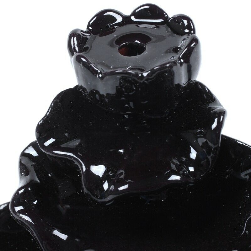 Little Monk Backflow Incense Burner Home Decoration Creative Ceramic Cone WateX6