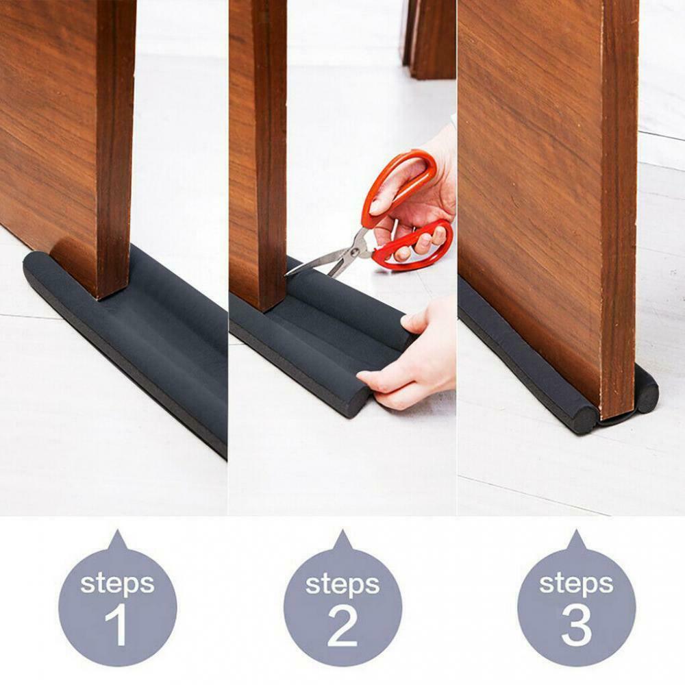 3 Pieces Under Door Draft Stoppers Door Guard Stopper Energy Saving Doorstop
