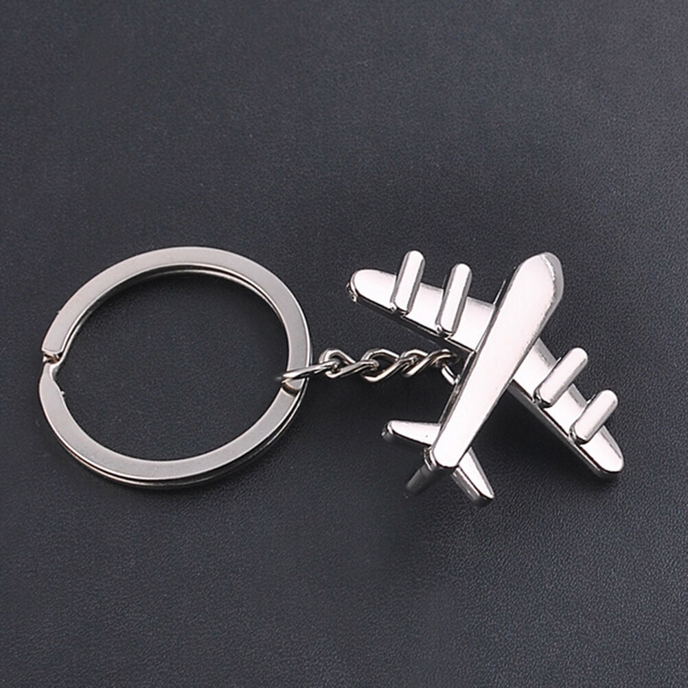 Gift Key Chains Keychain Keyfob Keyring Civil Aviation Air Plane Metal Al.l8