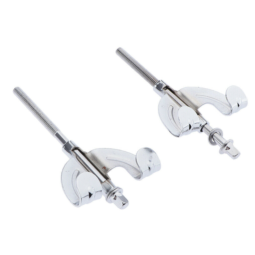 Bass Drum Claws Hook and Tension Rods Chrome Assembly Repair Replacement