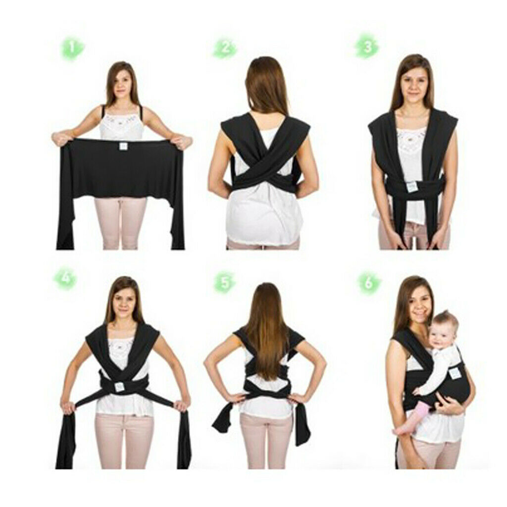 Newborn Baby Sling Breastfeeding Infant Wrap Carrie  Blue