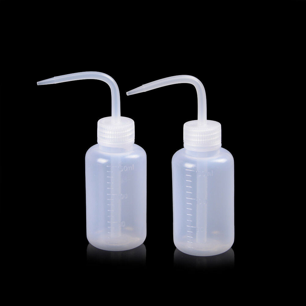 2pcs Transparent Tattoo Green Soap Wash Clean Squeeze Diffuser Bottle 150.l8