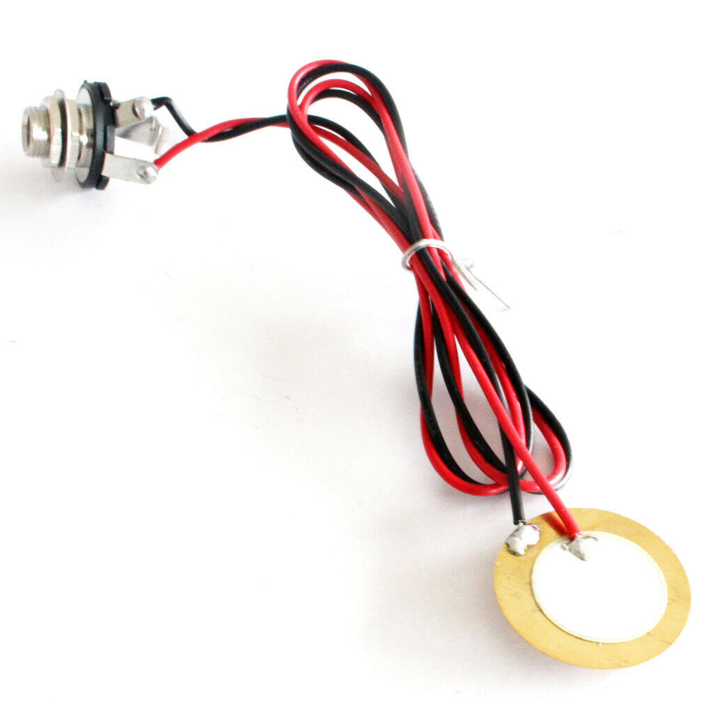 Prewired Guitar Pickup Piezo Transducer Amplifier