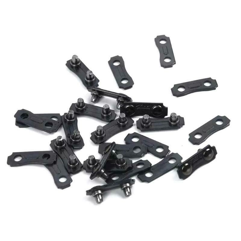 10sets 3/8'' Chain Link Repair Preset Straps 10 x Repair Kit Saw Chain 3/8 LP