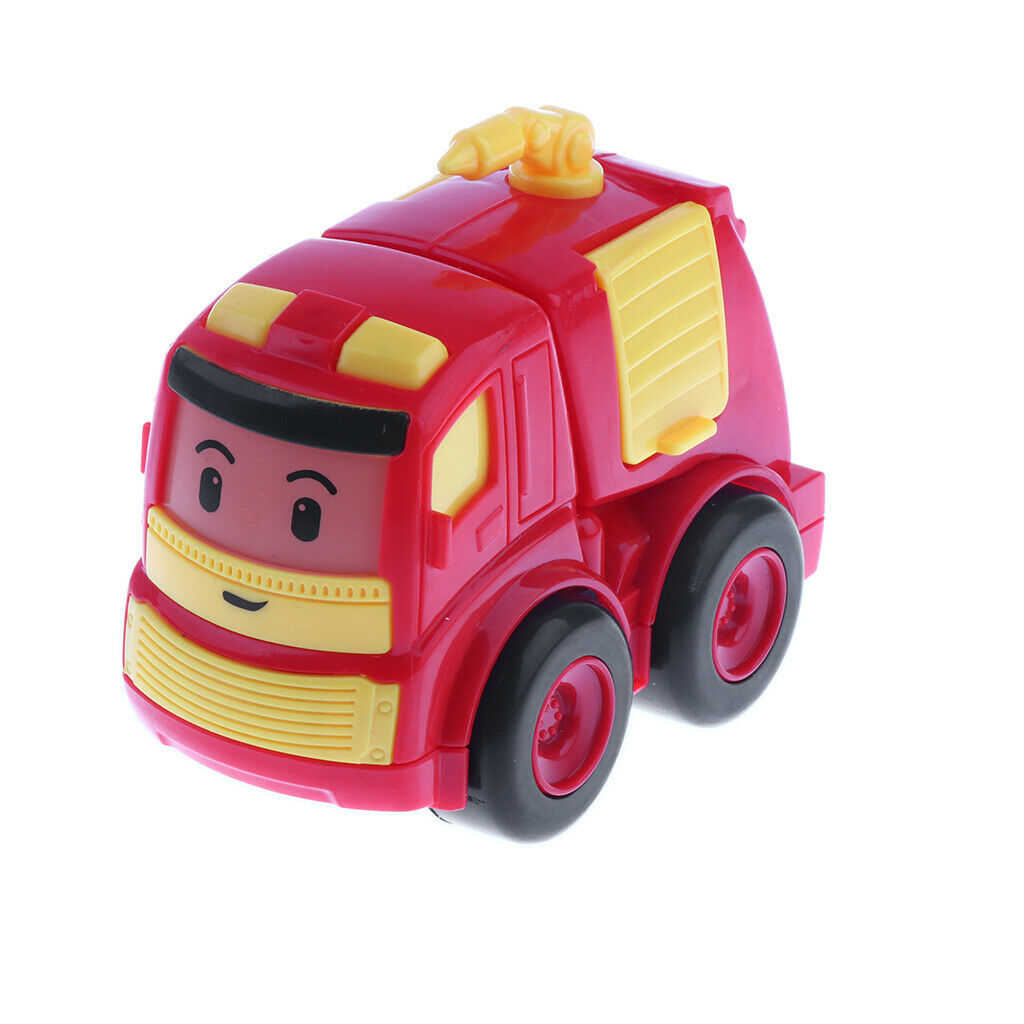 Kids Vehicle Play Set Push and Go Cartoon Car Inertia Toys for Baby Toddler