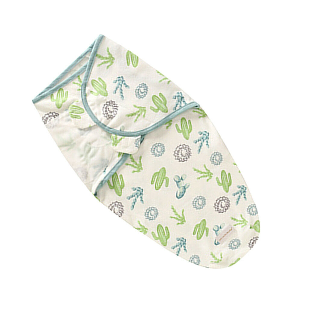 Swaddle baby romper quilt soft cotton blanket for 0-3 months cactus
