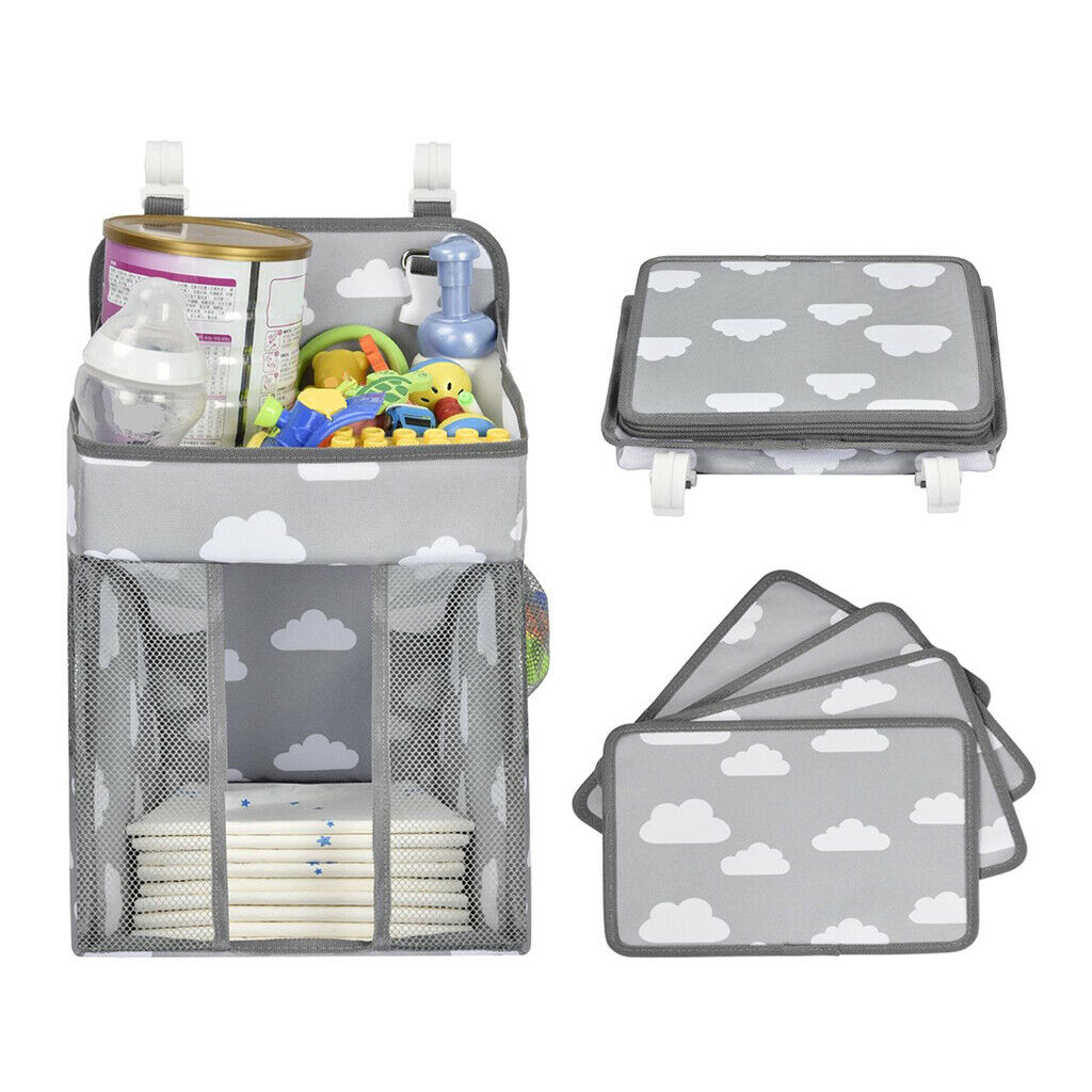 Baby Nursery Cradle Bed Diaper Change Hanging Rack Bracket