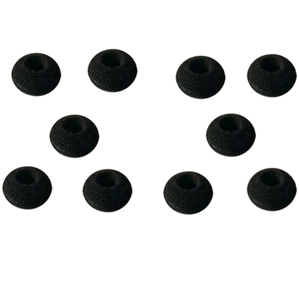10 Pieces Earbud Earpiece Comfortable Foam For